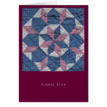 Floral Star-Card