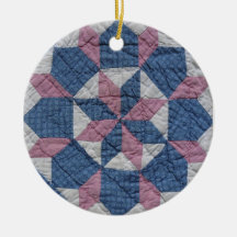 Floral Star Christmas Ornament