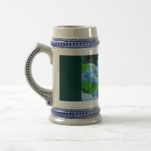 Floral Stein Mugs Personalize Holiday Gifts