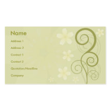 Floral Style Business Card Templates