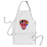 Floral Sugar Skull Apron