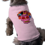 Floral Sugar Skull pet clothing