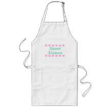 Floral Sweet Sixteen Birthday Gifts Apron