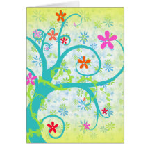 Floral Swirl Pizazz - Day Cards