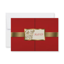 Floral Swirls Wedding RSVP