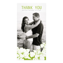 Floral Thank You Picture Card