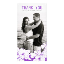 Floral Thank You Picture Card