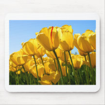Floral Tulipas Mouse Pad