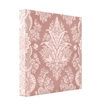 Floral vintage sur le beige attrayant toile tendue
