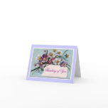 Floral Vintage Thinking of You Card