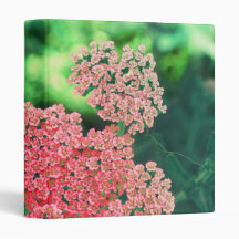 floral vinyl binder