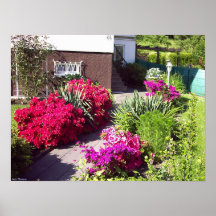 Floral Walkways 1 Posters