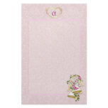 Floral Wedding Bells Stationery Paper