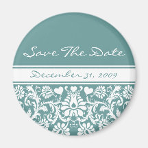Floral Wedding Change to Any Colour Refrigerator Magnets