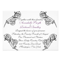 Floral Wedding Invitations