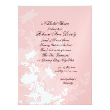 Floral Wedding Shower Invites