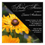 Floral Yellow Photo Shower Invite invitations