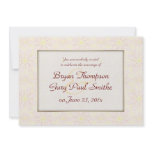 Floraline Mauve WEDDING Invitation