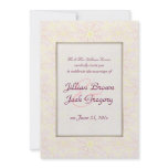 Floraline Mauve WEDDING Invitation