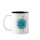 Florals - Blue Coffee Mug