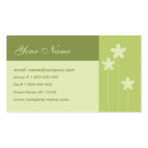 Florals Business Cards