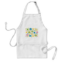 Florals - hippie design aprons