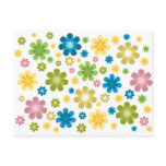 Florals - hippie design postcards