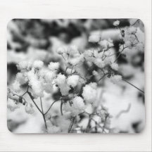 FLORAS FEAST WINTER POM POMS MOUSE MAT
