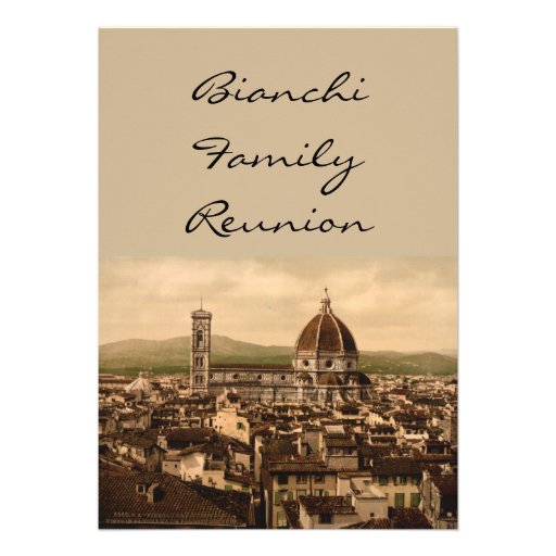 Florence Cathedral, Tuscany, Italy Personalized Announcement