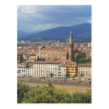 Florence church Santa Croche Postcards