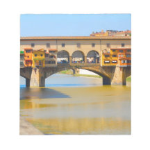 Florence - Firenze, vecchio de Ponte Bloc-notes Mémo