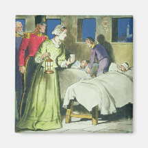 Florence Nightingale (1820-1910) from 'Peeps into Fridge Magnet