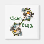 Florentine Painted Garden Dishwasher Magnet