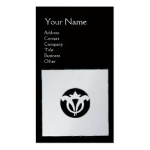 FLORENTINE RENAISSANCE HARMONY Legal Office Silver Business Card