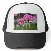 Floribunda 'Angel Face' flowers Mesh Hats