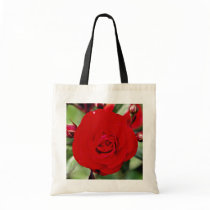 Floribunda 'Europeana' White flowers Tote Bag