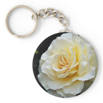 Floribunda 'French Lace' White flowers Key Chains