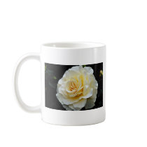 Floribunda 'French Lace' White flowers Coffee Mugs