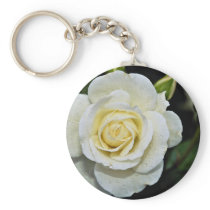 Floribunda 'Iceberg' White flowers Key Chains