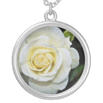 Floribunda 'Iceberg' White flowers Pendant
