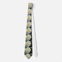 Floribunda 'Iceberg' White flowers Custom Ties