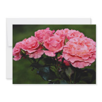 Floribunda 'Pleasure' flowers Personalized Invites