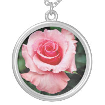 Floribunda 'Pleasure' White flowers Custom Necklace