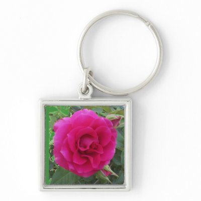 Floribunda Rose Keychain by JLWinther
