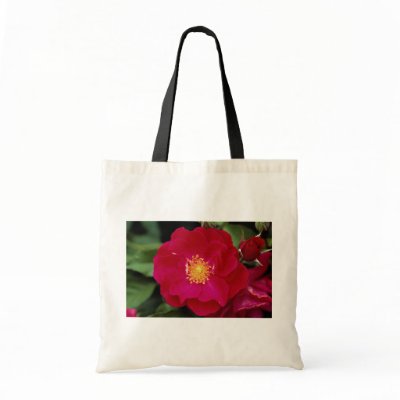 Floribunda 'Showbiz' Roses Bags by inspirelove