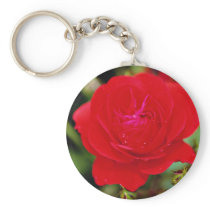 Floribunda 'Showbiz' White flowers Keychain