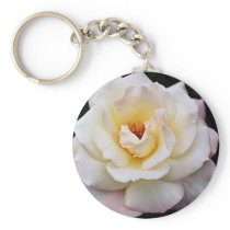Floribunda White flowers Key Chain