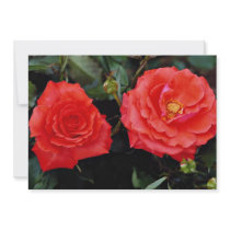 Floribunda Yellow flowers Personalized Invite