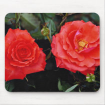 Floribunda Yellow flowers Mouse Pads
