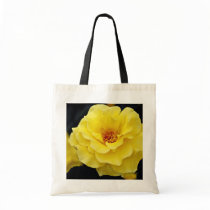 Floribunda, yellow White flowers Tote Bags